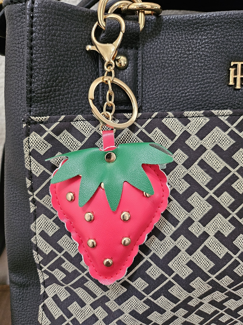 Strawberry Charm Keychain